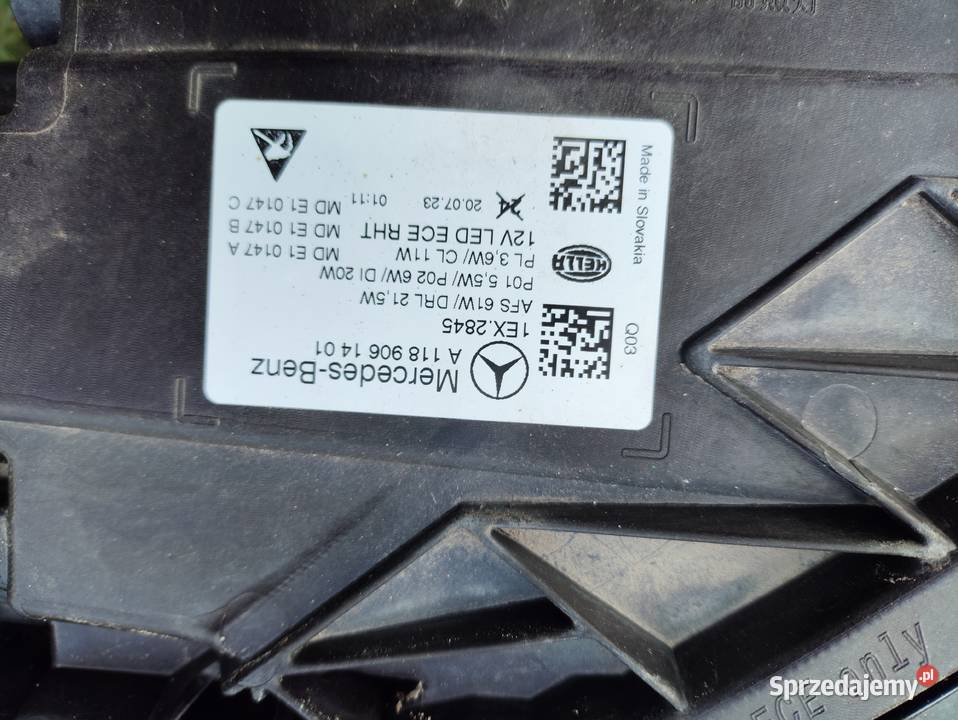 ReflektorLampa MERCEDES Cla Shooting Brake 23 Gozdnica