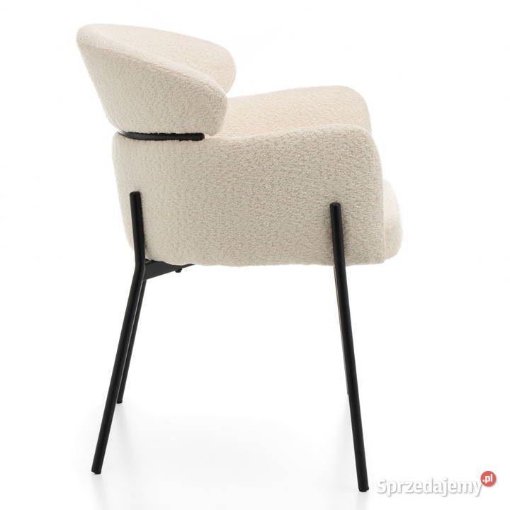 Krzesło Tapicerowane Bolzano Jasnobeżowe Wysyłka Krzesła Tarchały Małe