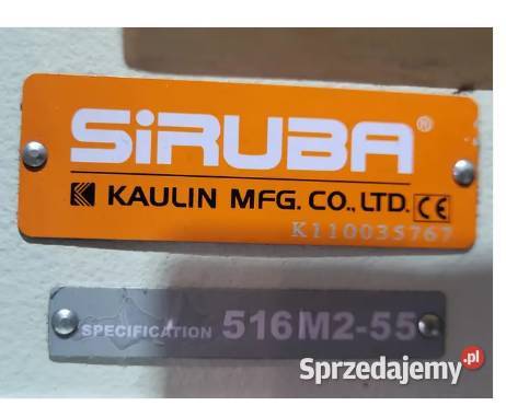 OVERLOCK SIRUBA 757K516M2 5NITKOWY JACK JUKI Bydgoszcz