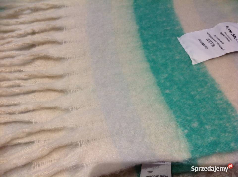 Ciepły Długi Szalik Szal Damski ACNE STUDIOS Nowa Sól