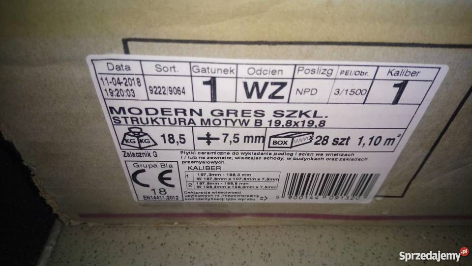 Płytki Paradyż Modern Gres Struktura B CD F Pruszków