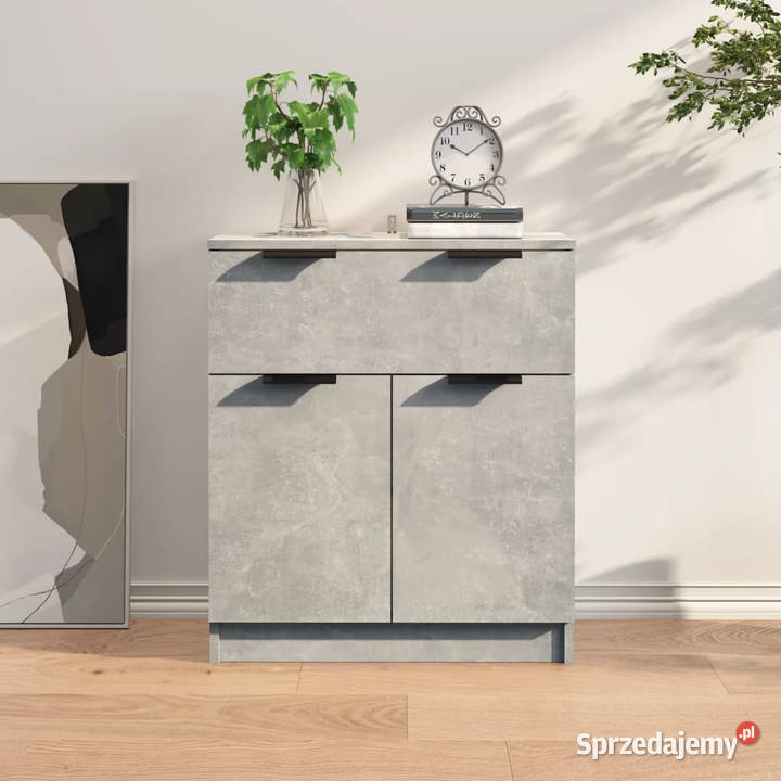 Szafka szarość betonu 60x30x70 materiał mazowieckie Warszawa