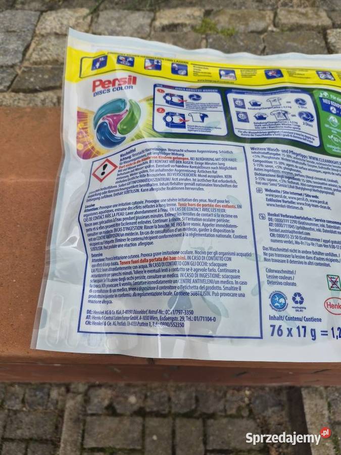 Kapsułki do zmywarki Persil do koloru 76 washen Kwidzyn
