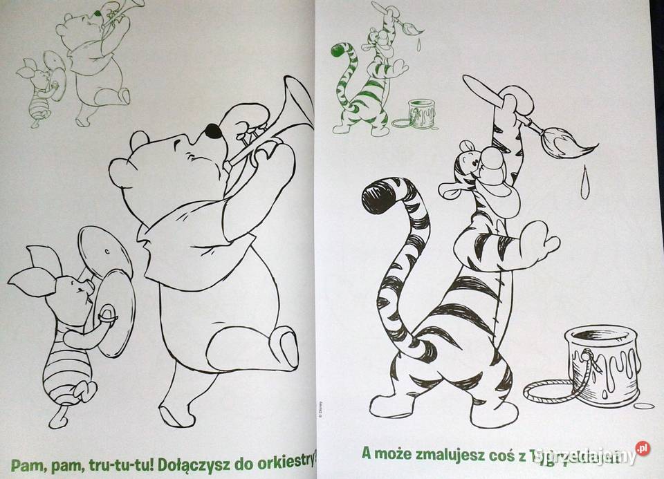 Kubuś i Przyjaciele Naklejam i Koloruję A A Chełm