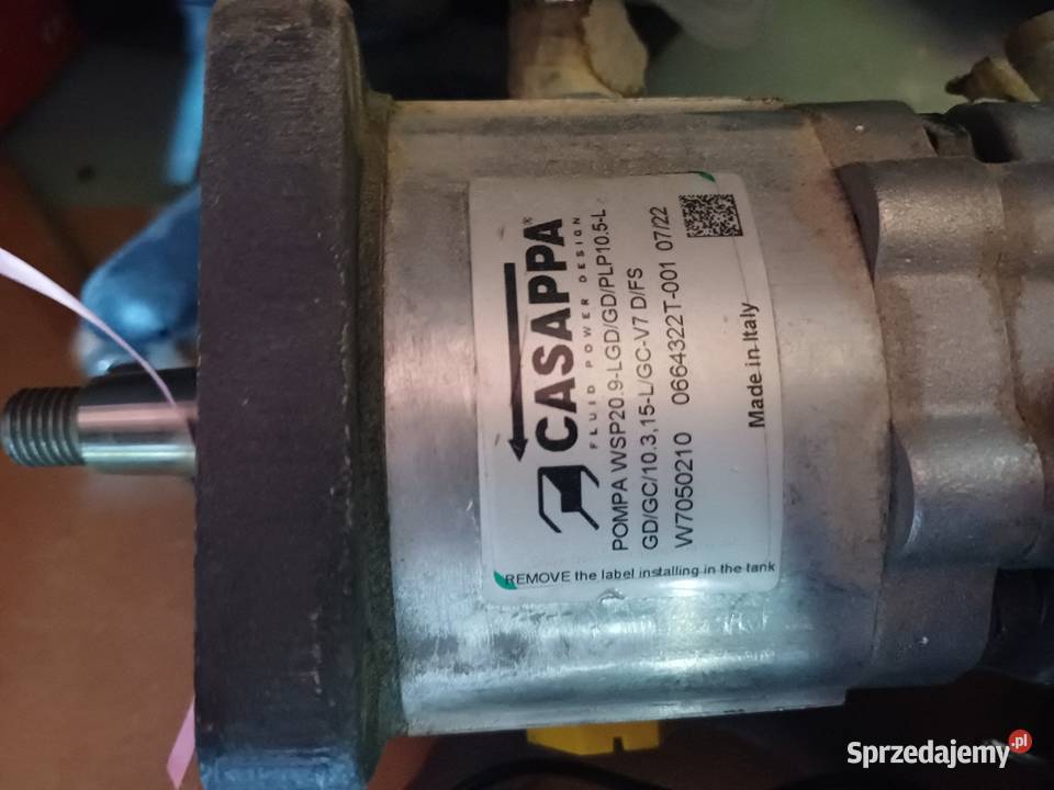 Nowa Pompa Hydrauliczna Dwusekcyjna Casappa Bełchatów