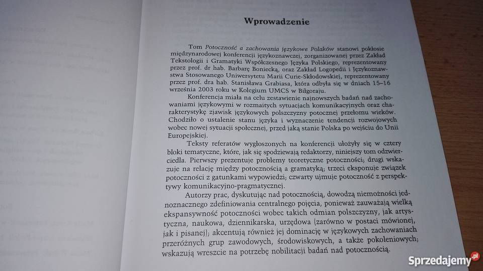 Potoczność a zachowania językowe Polaków filologie, językoznawstwo Gdańsk