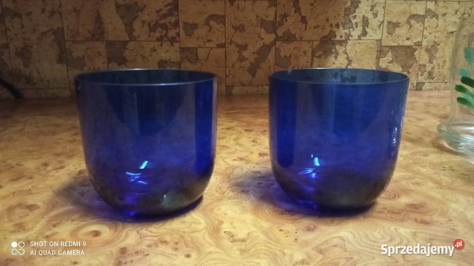 Szklanki ręcznie malowane z lat PRL sprzedam Wrocław