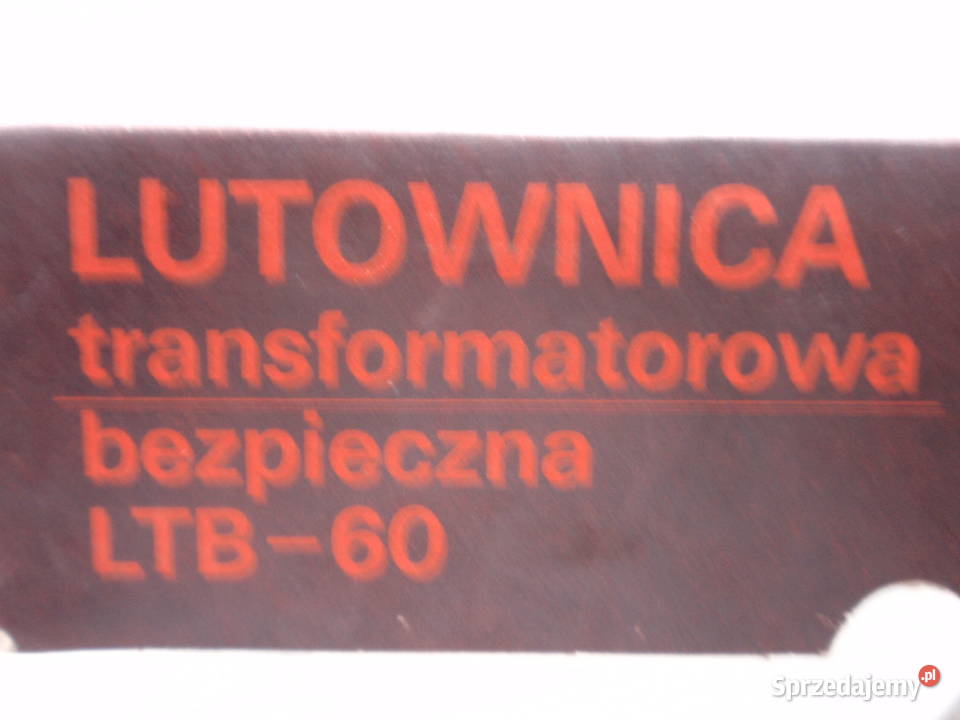 Lutownica transformatorowa bezpieczna LTB 60 Łódź sprzedam