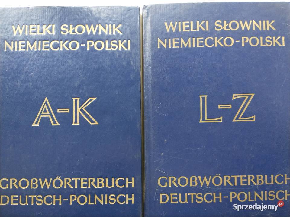 Słownik niemickopolski Polkoniemiecki Książki do nauki języka obcego Łódź sprzedam