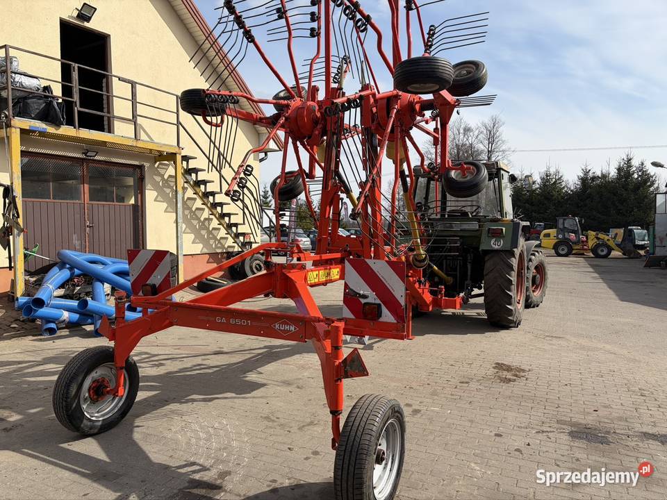 Zgrabiarka 2 karuzelowa Kuhn GA 6501 zagrabiarka mazowieckie Myszyniec