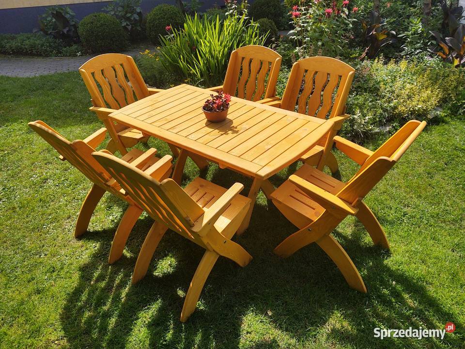Krzesło ogrodowe drewniane składane tarasowe X drewno śląskie Kalety sprzedam