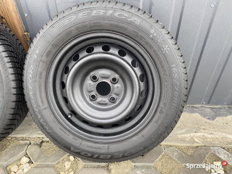 Koła stalowe Wielosezon 4x100 Toyota Yaris 16570 całoroczne