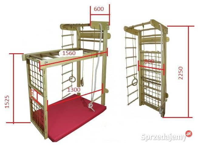 drabinka gimnastyczna Winner drewno Kraków