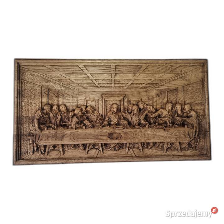 Klasyczny Motyw w Drewnie Obraz Ostatnia zachodniopomorskie Malechowo