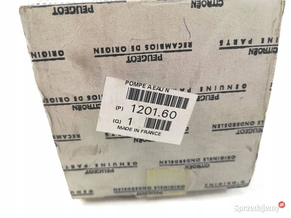 POMPA WODY CITROEN BX ZX PEUGEOT 405 18 19D ASO Części samochodowe