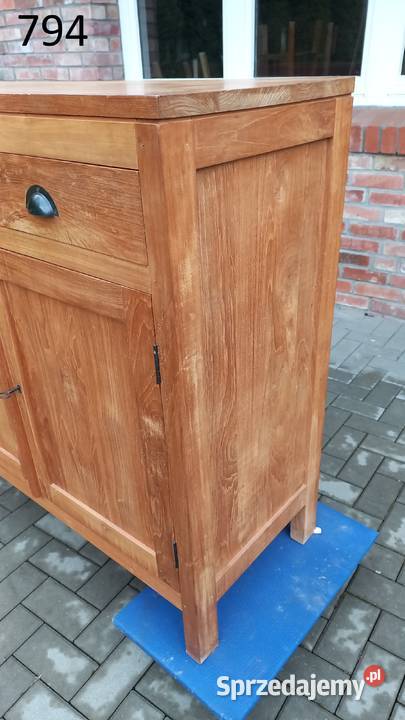 Komoda teak drewniana kolonialna Szafka pod 343cm Gawroniec