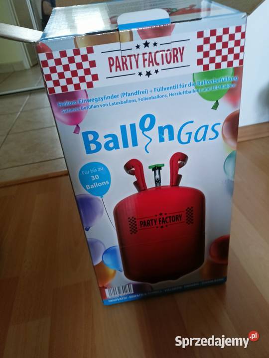 Pusta butla na hel party Factory Tarnobrzeg