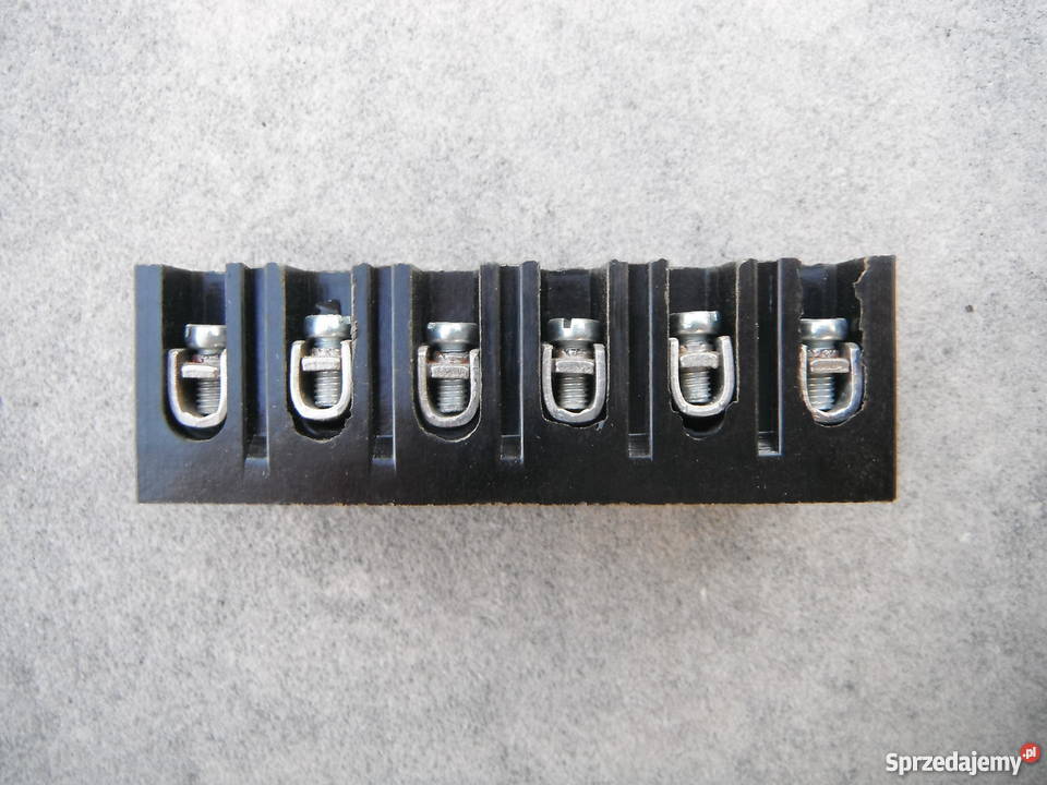 Listwa zaciskowa gwintowana 6 torowa 4 6 10 mm2