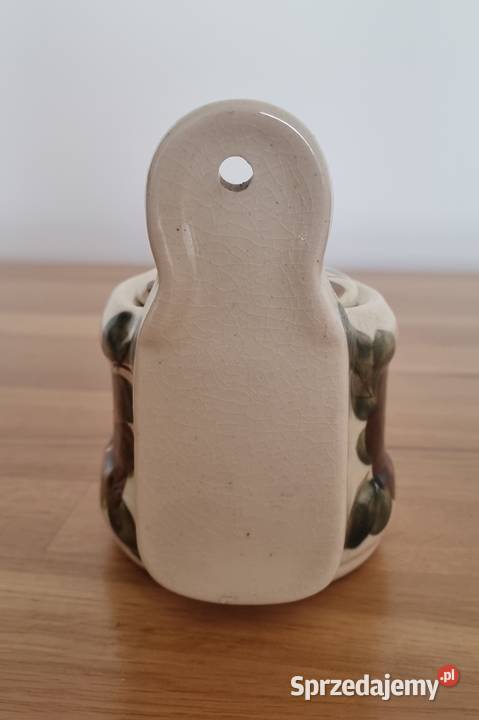 Ceramiczna solniczka ścienna z malunkiem ala mazowieckie Warszawa sprzedam