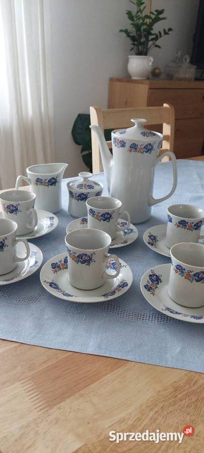 Komplet porcelanowy do mokki Łódź