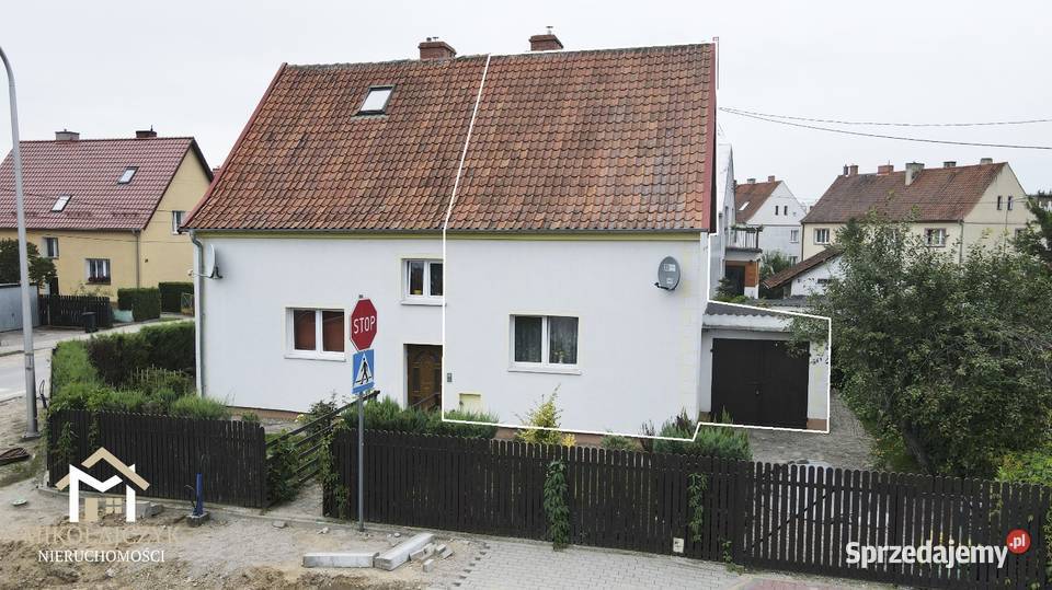 Pół domu dwa mieszkania Struga garaż ogródek Bartoszyce