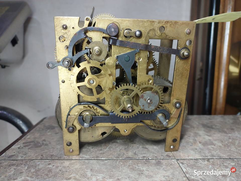 719 Mechanizm starego zegara ściennego HHS Tczew sprzedam