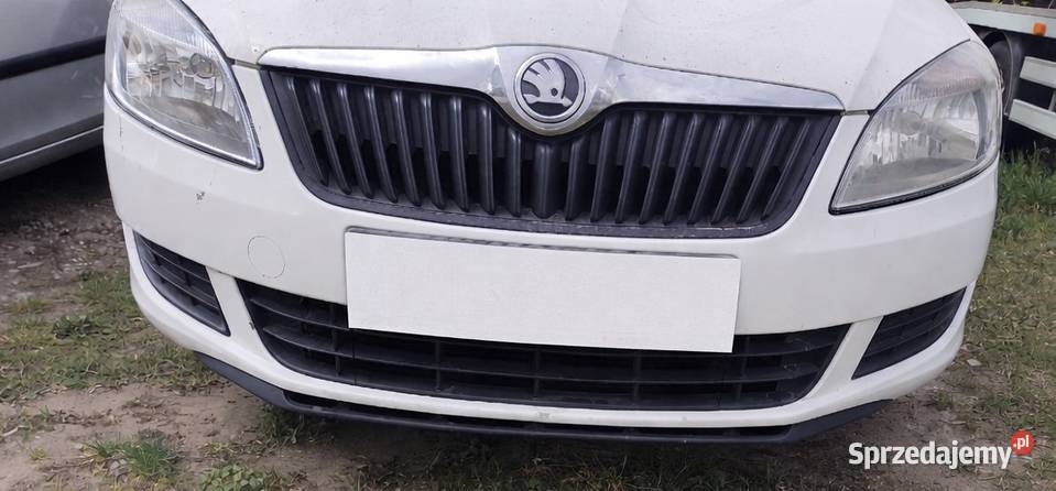 Zderzak przedni Fabia II lift 2014r mazowieckie Warszawa