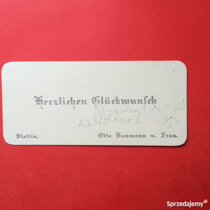 77 Pismo z Gratulacjami Szczecin