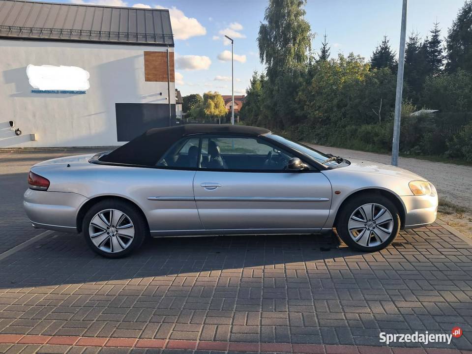 Chrysler Sebring Cabrio 20 16v z 2003r elektrycznie ustawiane fotele pomorskie Banino sprzedam