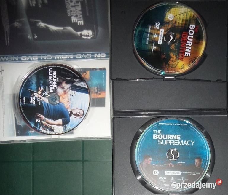 Janon Bourne 3 dvd nowe angielsku wysyłka Rzeszów