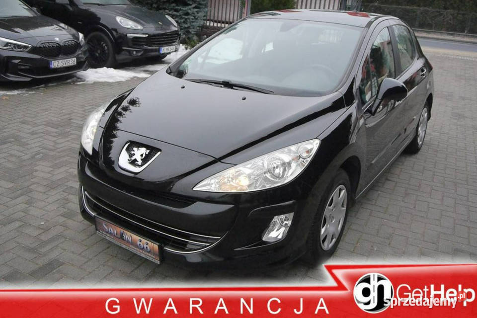Peugeot 308 14b Stan b bez rdzy i korozji czarny Częstochowa