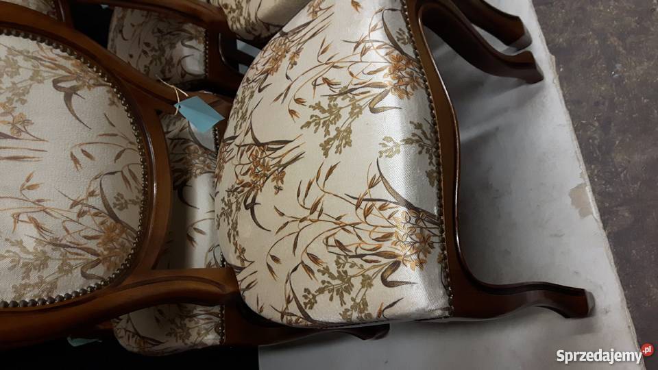 Stylowe krzesła ludwikowskie 4 Piła