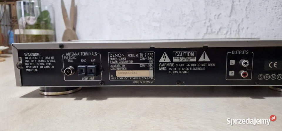 Tuner radio cyfrowe Denon TU215RD TU 215 RD Międzychód sprzedam