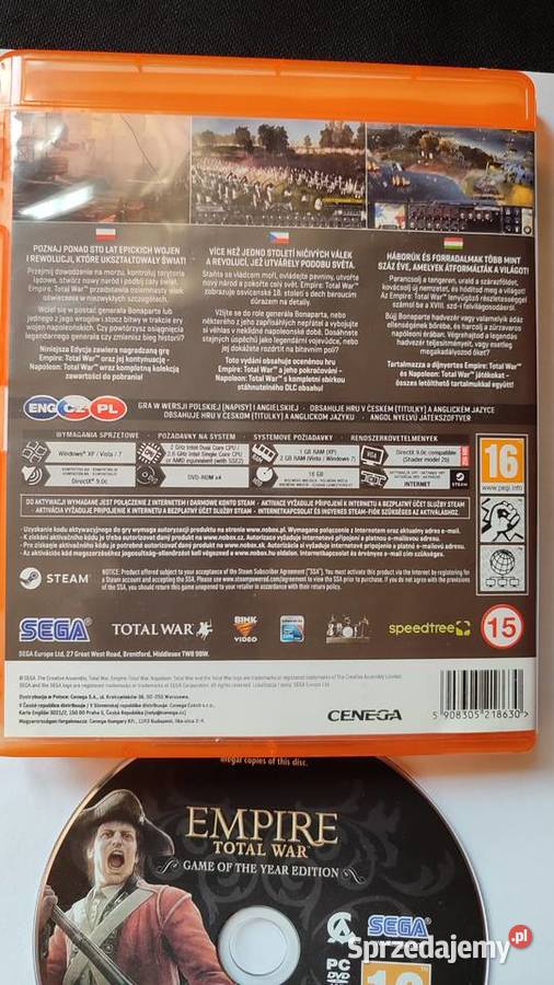 Gra EmpireTotal War Napoleon Game of the Year Gdańsk