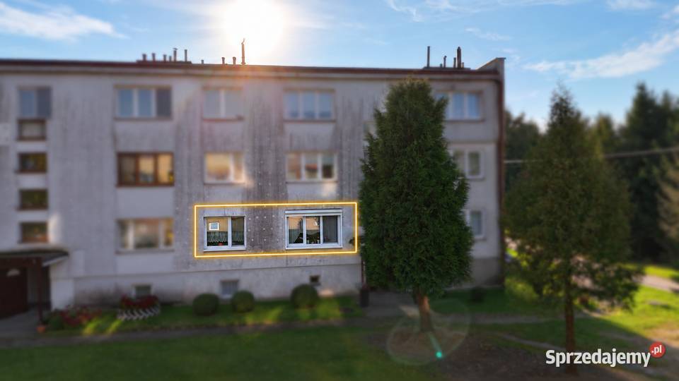 Mieszkanie 668 m 3 pokoje Ogród Garaż murowany ogródek Sprzedaż pomorskie Piaszczyna