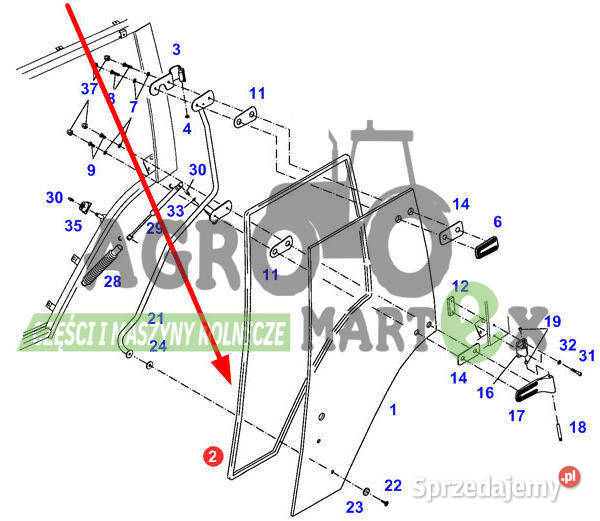 117810030135 117810030130 USZCZELKA SZYBY DRZWI Wichrów