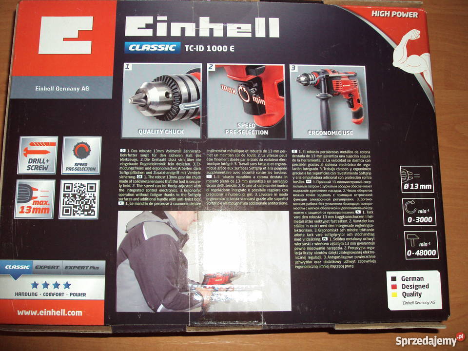 EINHELL TCID1000 Wiertarka udarowa 1010W Zamość