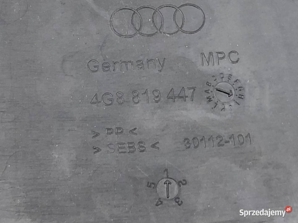 PODSZYBIE AUDI A6 C7 4G8819447 Kombi 1118 OSŁONA osobowe