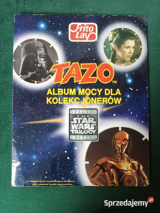 Tazo Album Mocy kolekcjonera Star Wars Unikat Antyki, Sztuka, Kolekcje