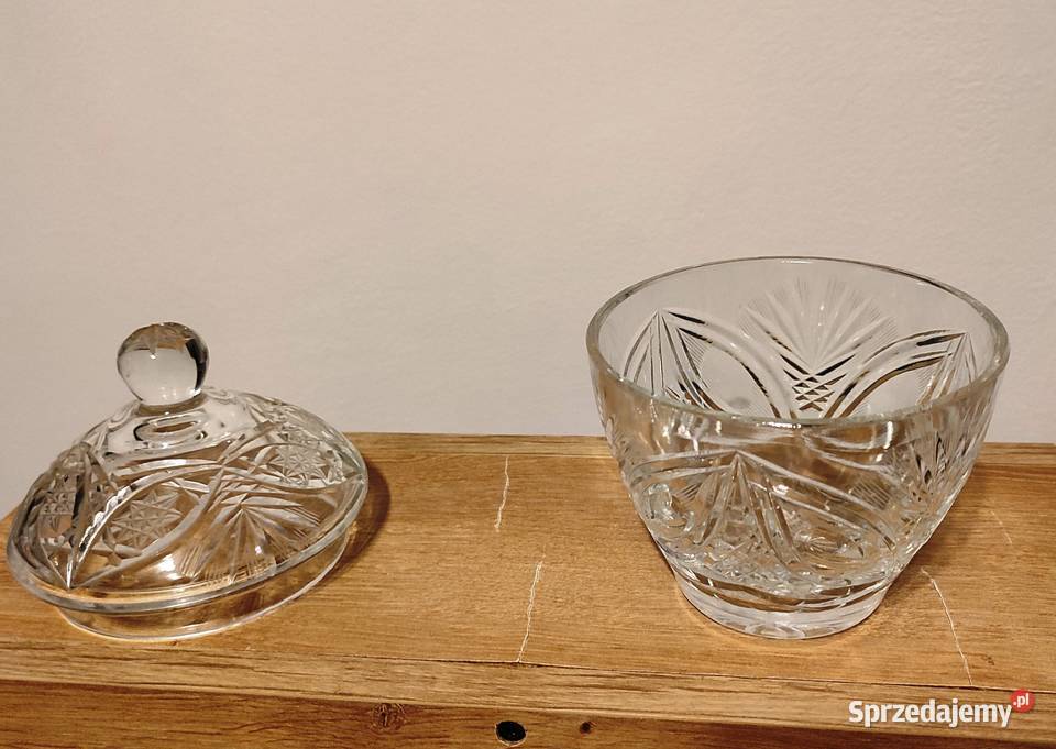 Zestaw kryształów z czasów PRL 11 elementów łódzkie Łódź
