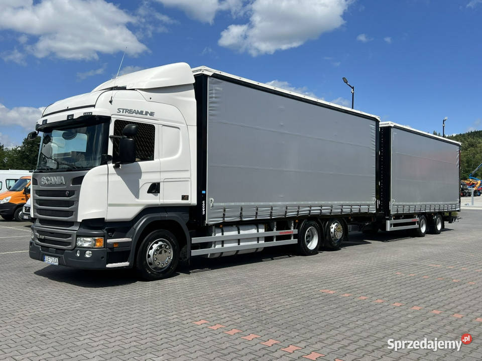 Scania R410 bez EGR Zabudowy Wecon 120m Dach diesel świętokrzyskie Widełki