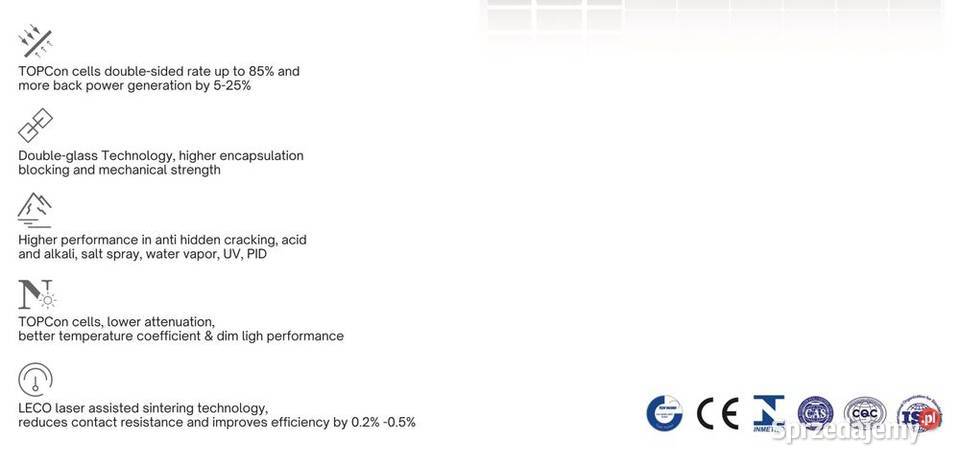 Panel Fotowoltaiczny DAH Solar 630W Bifacial