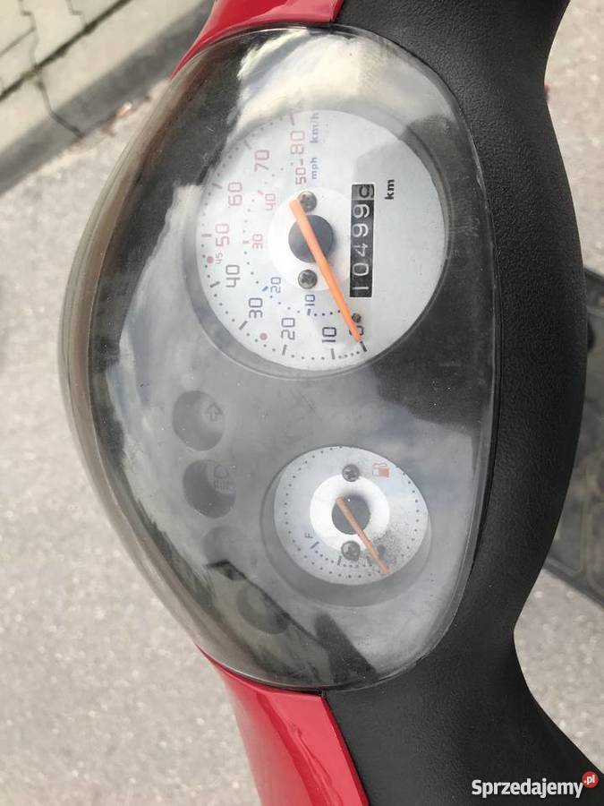 Skuter Romet Router City Line 50 Doinwestowany czerwony