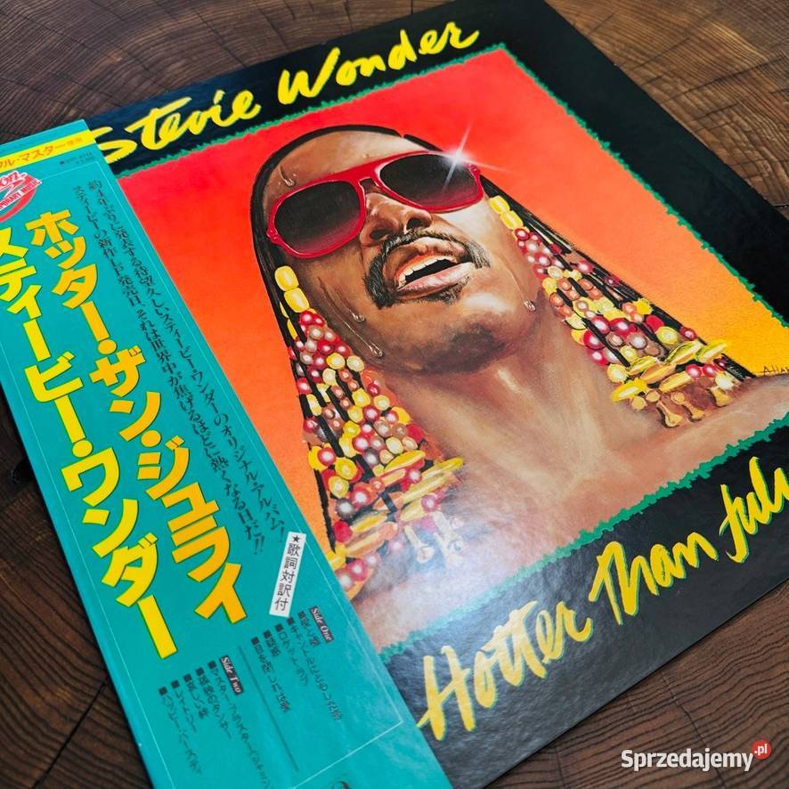 Stevie Wonder Hotter Than July EXEX Japan Obi LP Gdańsk sprzedam