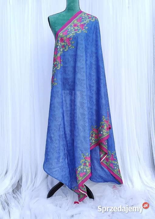 Duża chusta orientalna dupatta pareo turban Pozostałe Szczecin