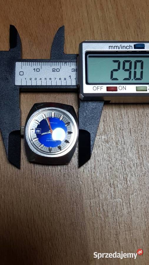 Zegarek Gigandet 1970s szwajcarski automat śląskie Chorzów