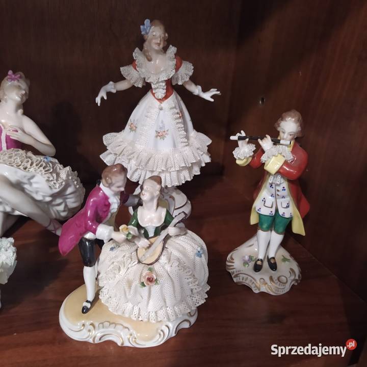 Kolekcja 12 figurek Porcelanowych Myszyniec