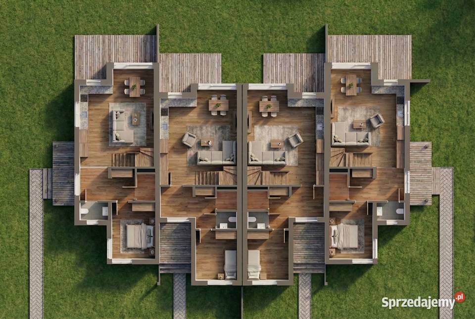 Dom GreenNest 5 pokojowy Garaż 98 m2 ogródek 543 Rok budowy 2026 Sprzedaż Domy Stara Wieś
