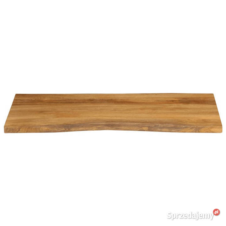 Blat stołu 100x60x25 naturalna krawędź lite