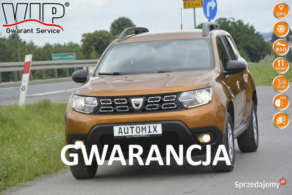 Dacia Duster 12 Turbo nawigacja bezwypadkowy Sędziszów Małopolski